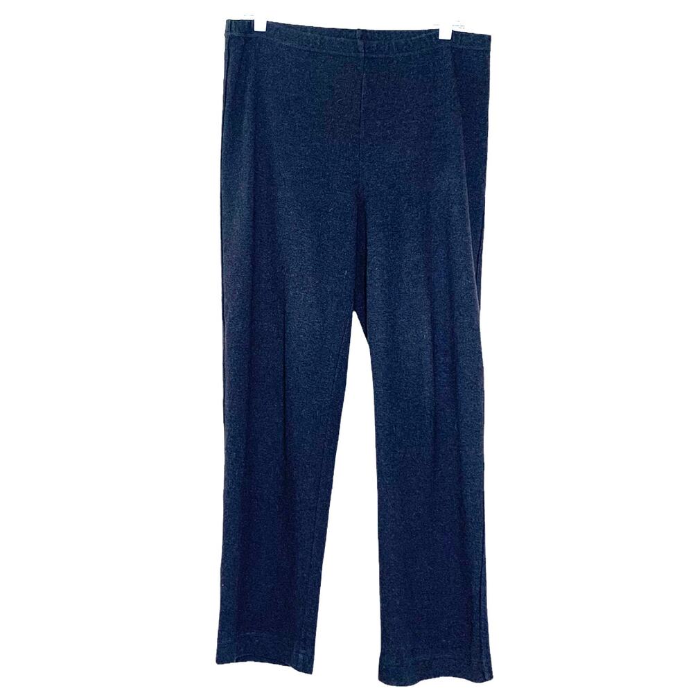 Folio New York gray pull on lounge cotton pants size Large